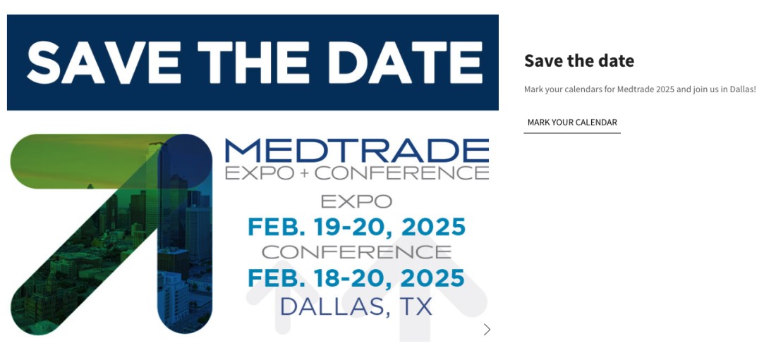 Join us at Medtrade in Dallas, TX Feb 18th to 20th 2025! - Events &amp; Programs | Universal Software Solutions - Medtrade_2025